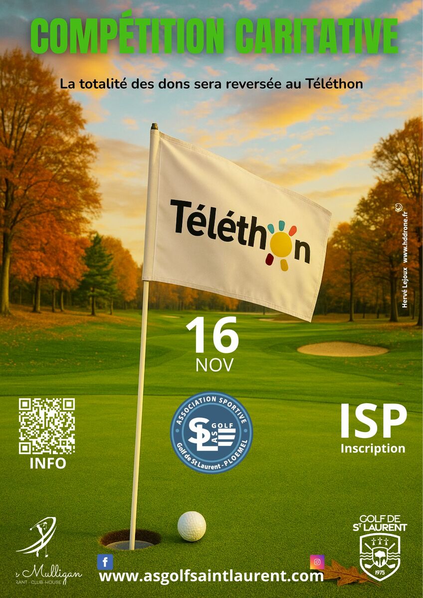 Compétition caritative Téléthon 16 novembre