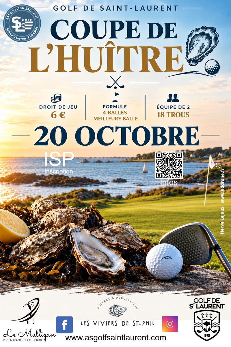 Coupe de l'huitre le 20 Octobre 2026