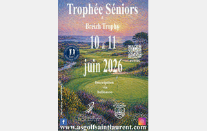 Listes des inscrits aux Trophée Séniors et Breizh Trophy