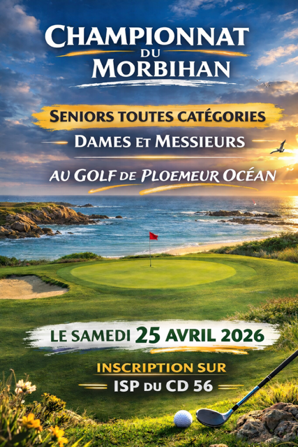 Championnat du Morbihan Séniors Individuel Golf de Ploemeur