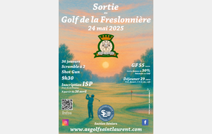 Sortie au Golf de la Freslonnière