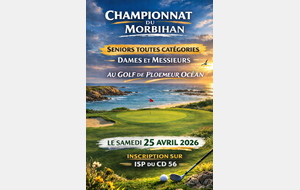 Championnat du Morbihan Séniors Individuel Golf de Ploemeur