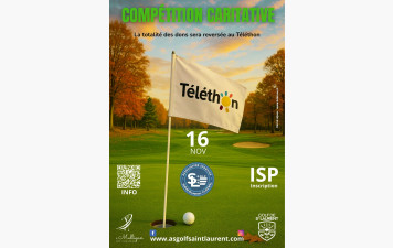 Compétition caritative Téléthon 16 novembre