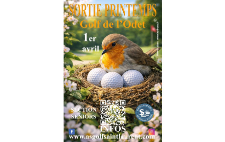 Sortie de printemps au golf de l'Odet le 1er Avril